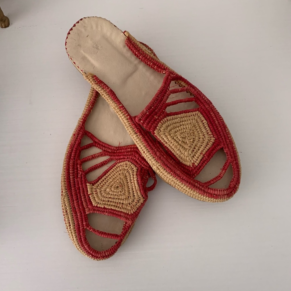 Woven slippers bought in Spain